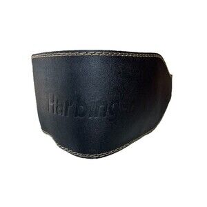 Harbinger Padded Brown Leather Weight Lifting Belt Unisex Adults